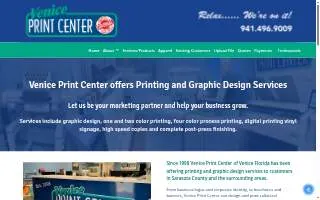 Venice Print Center website