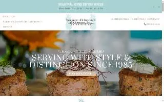 Elizabeth D Kennedy & Co Catering website