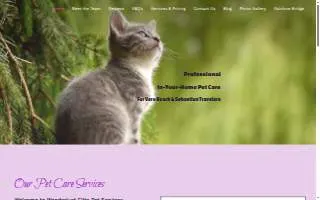 Wanderlust Elite Pet Services of Vero Beach website