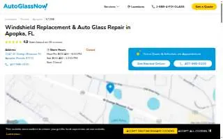 Auto Glass Now of Wekiwa Springs website