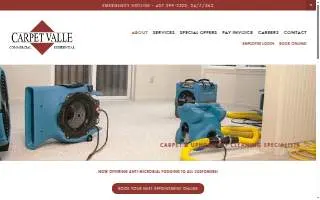Carpet Valle Inc. of Wekiwa Springs website
