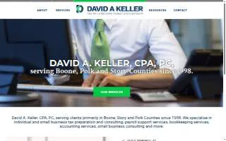 David Berns CPA website