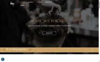 ManCave for Men - Wellington website