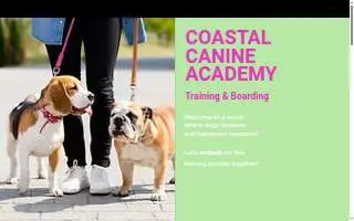 Coastal Canine Academy of Wesley Chapel website