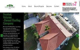 Gecko Roofing Pros website