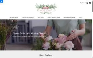 Hilda's Flower Company website