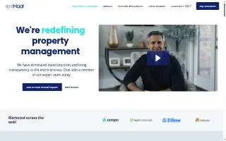 rentHoot website