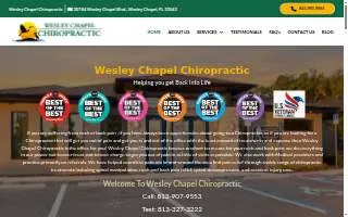 Wesley Chapel Chiropractic, Dr. Jeff Kirschner website