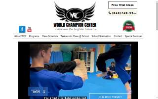 World Champion Center WCC Taekwondo Martial Arts School of Wesley Chapel