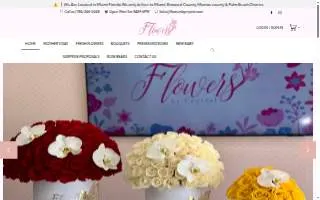 Flowers By Crystal website