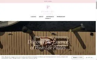 Posh Life Pilates of West Little River website