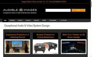 Audible Images AV website