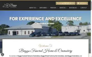 Buggs Funeral Home & Crematory, Inc. of West Melbourne website