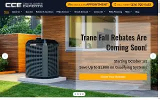 Coastal Climate Experts Air & Heat LLC website