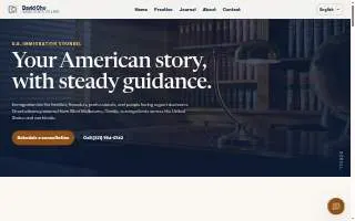 David P. Cho Immigration Services website