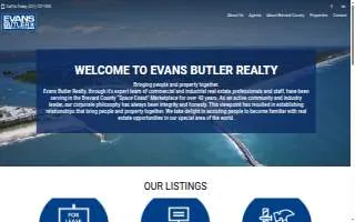 Evans Butler Realty, Inc. website