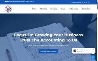 Justice Accounting and Tax website