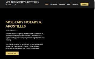 Moe-Tary Notary & Apostilles