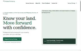 Compass Surveying of West Palm Beach website
