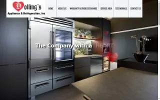 Dollings Appliance and Refrigeration website