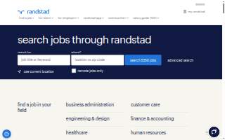 Randstad website