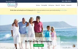 Walker Hearing Solutions website