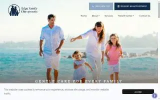 Edge Family Chiropractic of West Pensacola website