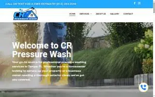CR Pressure Wash website