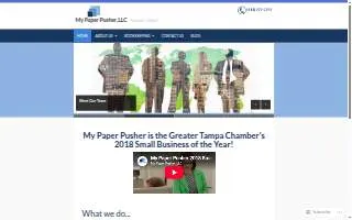 My Paper Pusher, LLC website