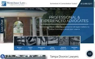 Westchase Law, P.A. website