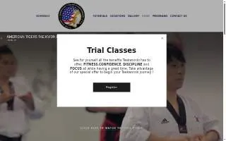 American Tigers Martial Arts website