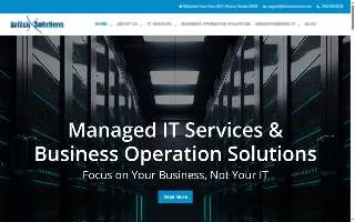 Britek Solutions website
