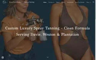 Fashion Tanning of Weston website