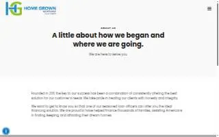 HG Mortgage LLC / Home Grown Mortgage website