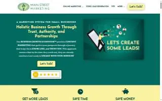 Main Street Marketing of Weston website