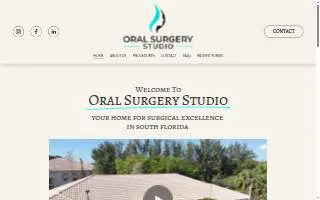 Oral Surgery Studio - Dr. Heidi Mederos, Board Certified Oral & Maxillofacial Surgeon website