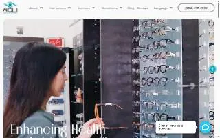 Weston Contact Lens Institute website