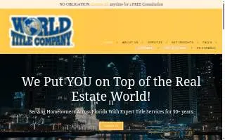 World Title Company website