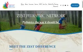 Zest Pediatrics of Weston website