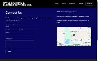 Hayes Lighting & Electric Service, Inc. website