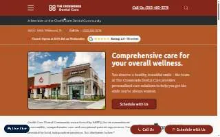 The Crossroads Dental Care website