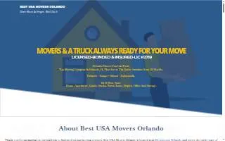 Best USA Movers Orlando website