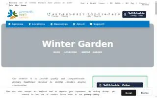 Community Health Centers of Winter Garden website