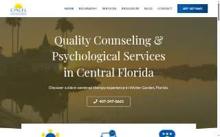 Counseling & Psychological Services of Central Florida website
