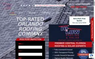 Hi Low ROOFING & SOLAR website