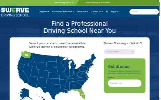 Swerve Driving School of Winter Garden website
