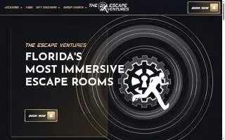 The Escape Ventures Winter Garden website