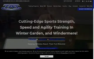 Total Athlete Training website