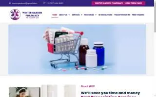 Winter Garden Pharmacy website