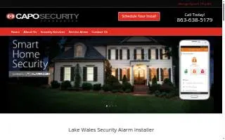 CAPO Security, Inc of Winter Haven website